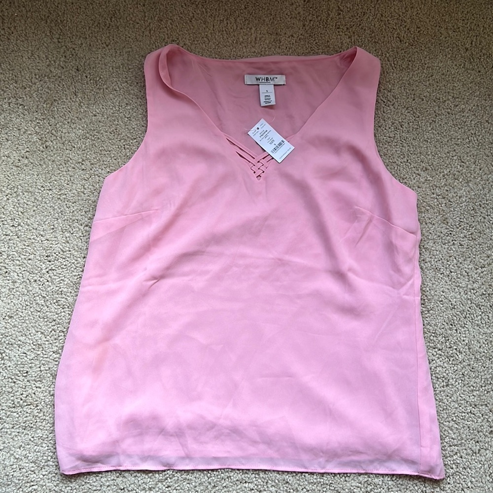 VNeck with braids dress tank top